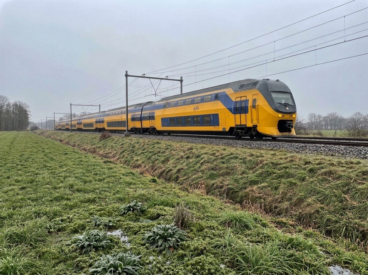 Paises bajos en diciembre tren